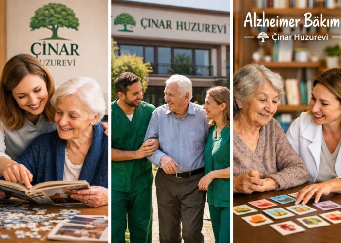 Çınar Huzurevi’nde Profesyonel Alzheimer Bakımı ve Aktiviteler Çınar Huzurevi’nde Alzheimer bakımı gören yaşlı bireyler, güler yüzlü personel eşliğinde kitap, hafıza oyunları ve yürüyüş aktiviteleri yapıyor